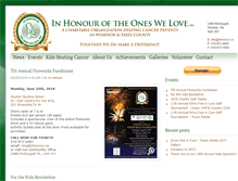 Tablet Screenshot of inhonour.ca